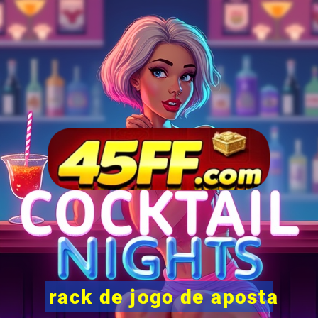 rack de jogo de aposta